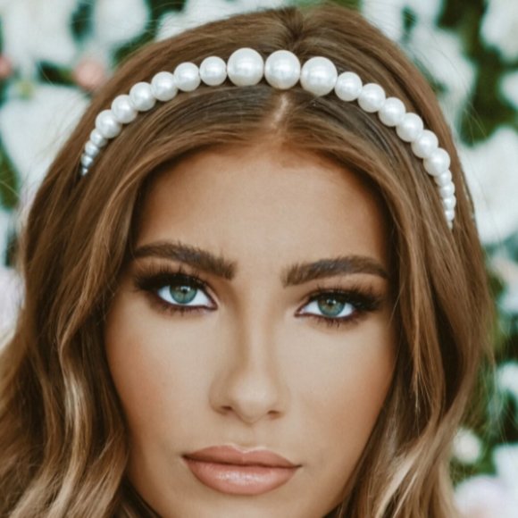 Accessories - *Faux Pearl Tiara Headband